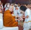 Venerable Hanthane Dhammagavesi Thero was conferred the title of Anunayaka of the Amarapura Sri Sambuddha Sasanodaya Sangha Sabha